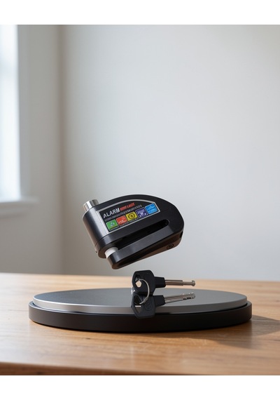 Disk Kilidi Çift Modlu 110db Alarmlı Suya Dayanıklı