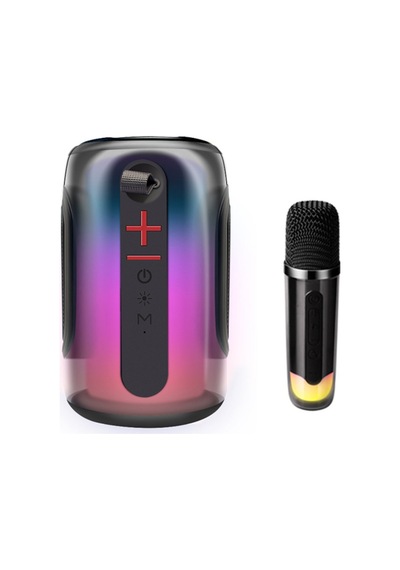 Northcity Pluse 8 Rgb Kablosuz Hoparlör Siyah - Bluetooth 5.0 Ve Karaoke Özellikli