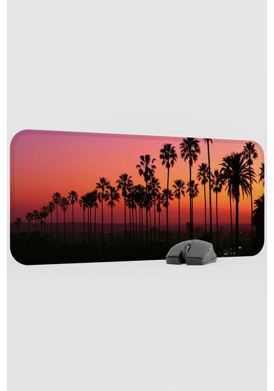 Kaliforniya Abd V2 70x30 Xl Gaming Kauçuk Kaymaz Taban Mouse Pad Fare Altlığı