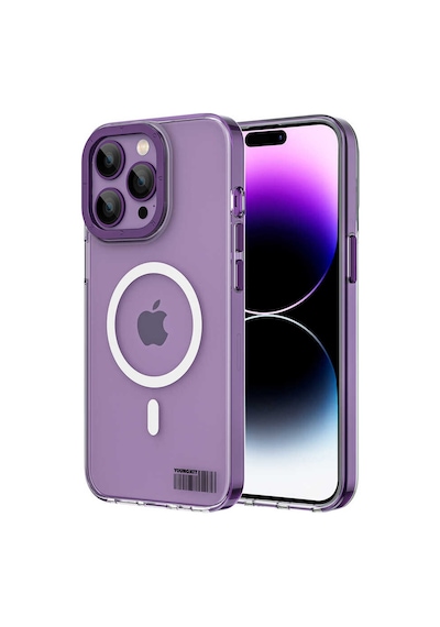 YoungKit Apple Uyumlu iPhone 14 Pro Kılıf Magsafe Şarj Özellikli Youngkit Coloured Glaze Serisi Kapak Youngkit-10130