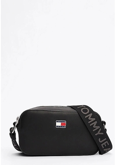 Tommy Hilfiger Logolu Kadın Siyah Çapraz Çanta Os Çok Renkli