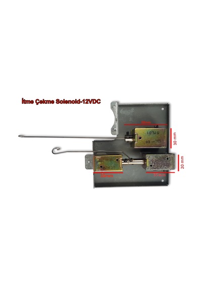 İtme Çekme Solenoid-12-24vdc