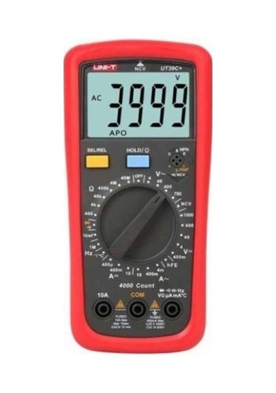 Unit Dijital Multimetre Ölçü Aleti Unı-t Ut-39c+.