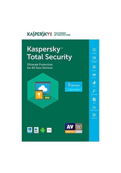 Kaspersky Total Security 2019 3 Kullanıcı 1 Yıl