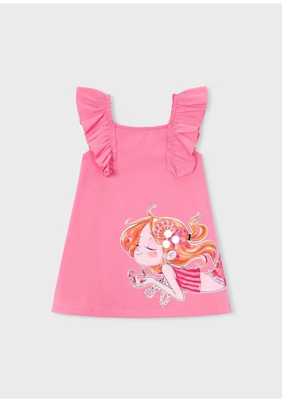 Mayoral Kız Çocuk Elbise 3943 Pembe