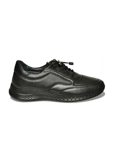Fox Shoes Y999255803 Siyah Hakiki Deri Kadın Spor Ayakkabı Sneakers Siyah