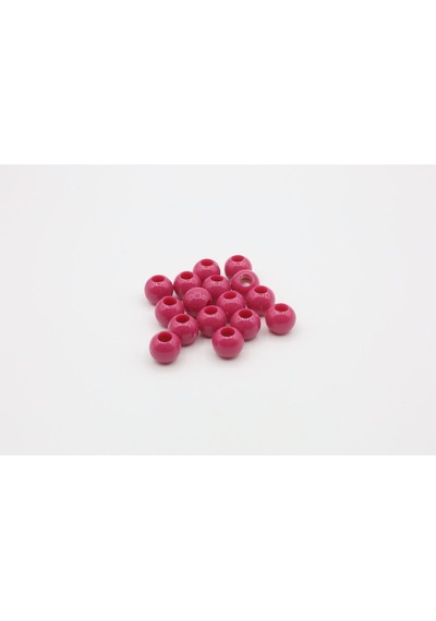 Akrilik Plastik Abaküs Boncuk 4-16 Mm 16 Mm / Koyu Pembe