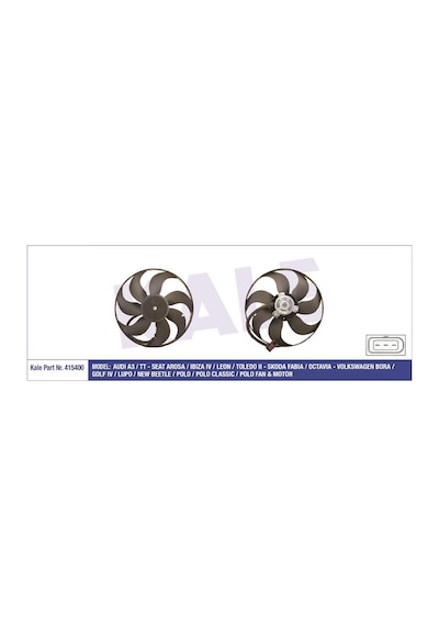 KALE 415400 FAN MOTORU GOLF IV 98- BORA 98- 1.4 16V 1.6 1.6 16V 1
