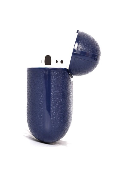 Apple Uyumlu AirPods Kılıf Zore Airbag 03 Deri Görünümlü Silikon Kılıf