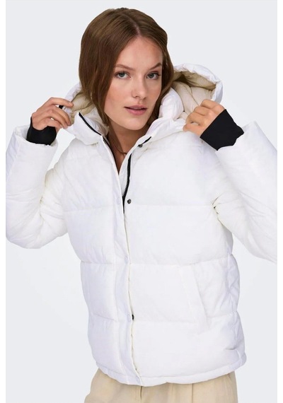 Only Kadın Ann Premium Puffer Şişme Mont - 15287909 Beyaz