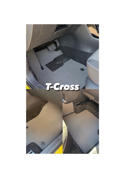 Volkswagen T-cross Premium Akıllı Oto Paspas+metal Topukluk Çok Renkli