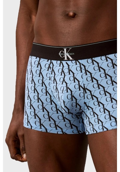 Calvin Klein Pamuklu Logolu 3 Pack Boxer Lv00nb447253q Erkek Boxer Lv00nb4472 53q Siyah-beyaz-mavi