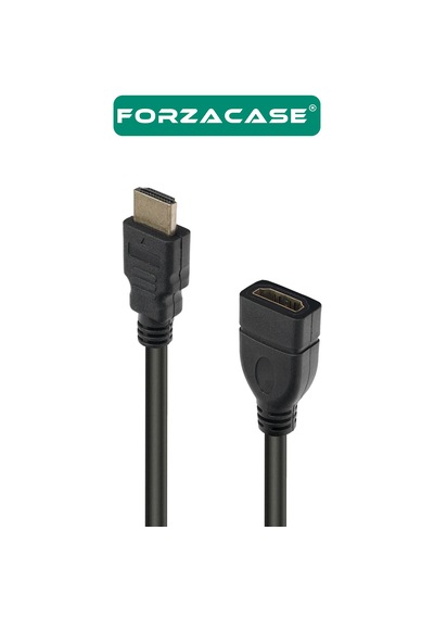 Forzacase Hd 1080p Tv Pc Projeksiyon Uyumlu Hdmi Uzatma Kablosu Dişi Erkek 3 Metre - Fc1189