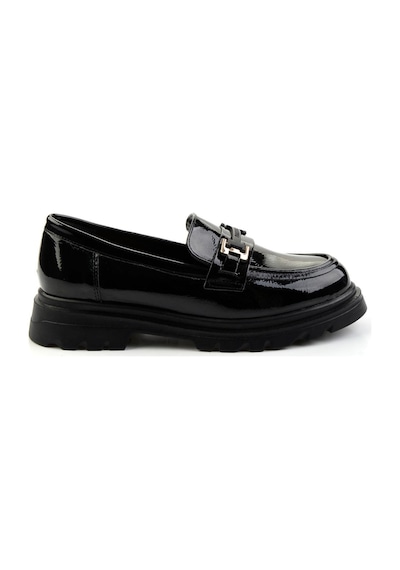 Bambi Siyah Kadın Loafer Ayakkabı K01179828112 Siyah