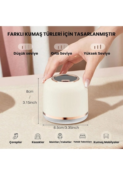 Şarjlı Yedek Bıçaklı Elbise Giysi Tiftik Ve Kazak Tüy Toplama Makinesi Pratik Temizleyici Diğer