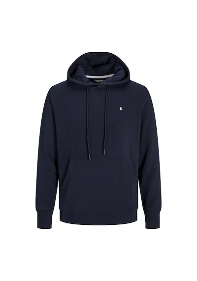 Jack & Jones Erkek Kapüsonlu Sweatshirt - Paulos 12256591 Navy Blazer Yeşil