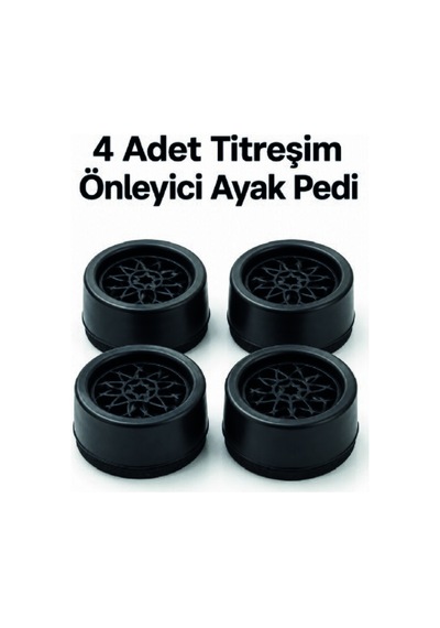 4'lü Set Çamaşır Makinesi Titreşim Önleyici Ped 7010