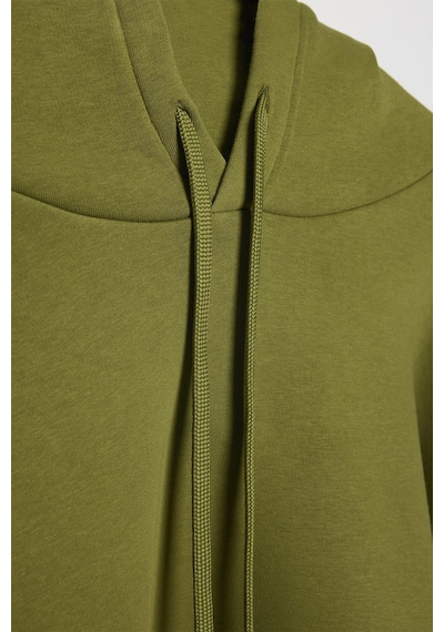 Tudors Unisex Oversize Geniş Kesim Pamuklu Yumuşak Dokulu İçi Polarlı Basic Yeşil Renk Kapüşonlu Sweatshirt-31465-yeşil Yeşil Tudors Unisex Oversize Geniş Kesim Pamuklu Yumuşak Dokulu İçi Polarlı Basic Yeşil Renk Kapüşonlu Sweatshirt-31465-yeşil Yeşil