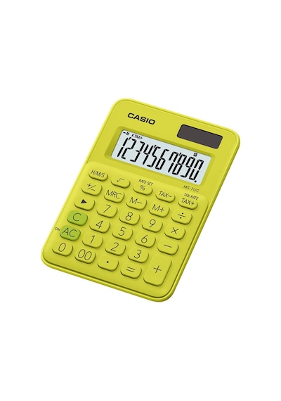 Casio MS-7UC-YG Masaüstü 10 Hane Hesap Makinesi