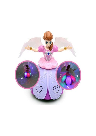 Frozen Elsa Angel Girl Dans Eden Sesli Işıklı Şarkı Söyleyen Pilli Oyuncak Bebek