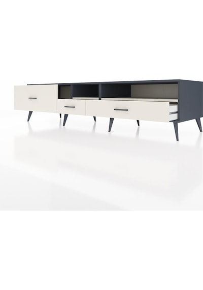 Kronos Tv Ünitesi 2 Raflı 3 Çekmeceli 220x59x51 Antrasit-aytaşı Aytası/aytası - Antrasıt Kronos Tv Ünitesi 2 Raflı 3 Çekmeceli 220x59x51 Antrasit-aytaşı Aytası/aytası - Antrasıt