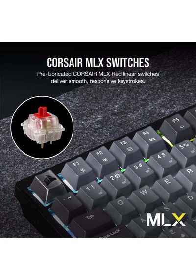 K65 Plus Wireless Rgb %78 Mekanik Klavye Ch-91d401l-tr