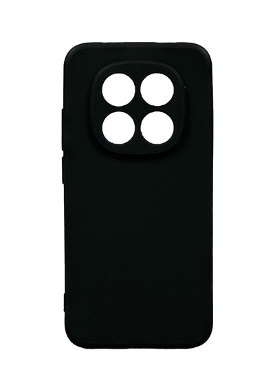 Noktaks - Redmi Note 15 Pro Uyumlu Kılıf Mat Esnek Biye Silikon Kapak - Siyah - T39643