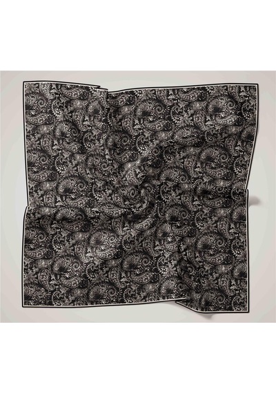 Silk Home Soft Eşarp 73082-28 Siyah, Beyaz