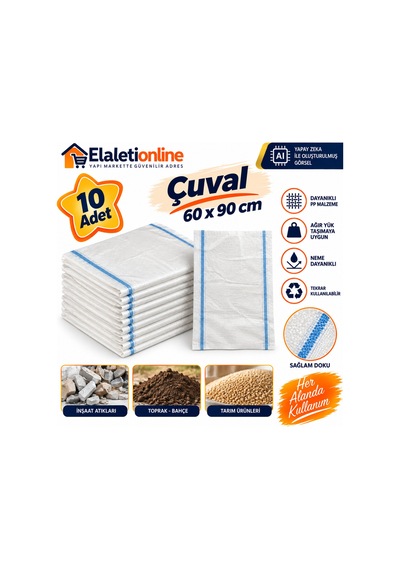 Çok Amaçlı Çuval 60x90 10 Adet - 925251128