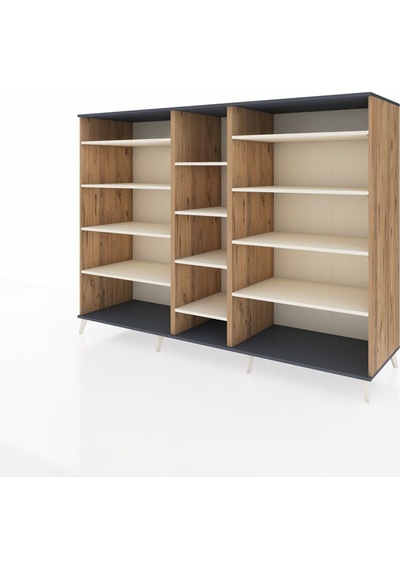 Kronos Dolap 11 Raflı 220x59x163 Çam-antrasit/aytaşı Çam-antrasit/aytaşı Kronos Dolap 11 Raflı 220x59x163 Çam-antrasit/aytaşı Çam-antrasit/aytaşı