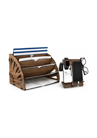 Quarter Masaüstü Organizer Ve Telefon Standı 2'li Set Ahşap Dosya Düzenleyici Dekoratif Dairesel Evrak Rafı Kahverengi - 901034195 Kahverengi Quarter Masaüstü Organizer Ve Telefon Standı 2'li Set Ahşap Dosya Düzenleyici Dekoratif Dairesel Evrak Rafı Kahverengi - 901034195 Kahverengi