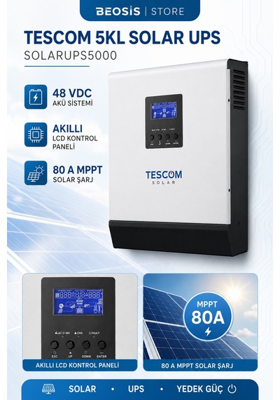 Tescom 5kl Solarups5000 5kl 48vdc 80a Mppt Charger