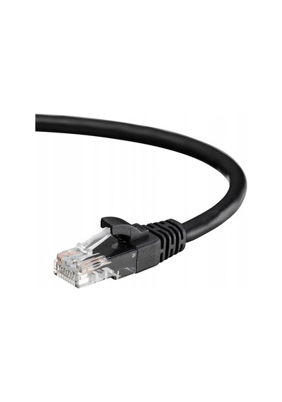 Cat6 500Mhz Utp Ethernet – Internet - Lan Ağ Kablosu–1Metre Siyah