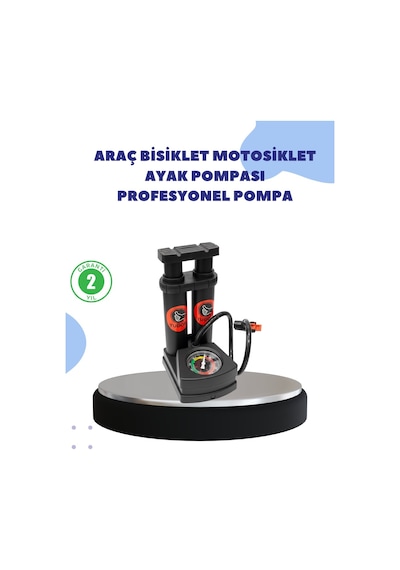 Çok Amaçlı Ayaklı Lastik Pompası Yüksek Hassasiyetli Cn