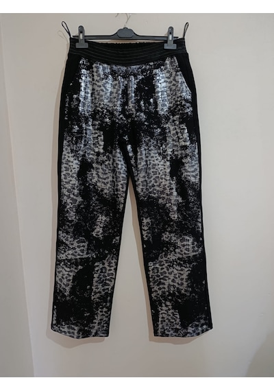 Anne Moda Ankara Kadın, Yüksek,bel,esnek,şık,ışıltılı,büyük Beden Pantolon Gri - Siyah Anne Moda Ankara Kadın, Yüksek,bel,esnek,şık,ışıltılı,büyük Beden Pantolon Gri - Siyah
