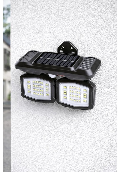 Panter Solar Hareket Sensörlü 72 Smd Beyaz Led Duvar Lambası 800 Lümen, 5w, Çift Başlıklı 120 Ayarlı, Type-c + Güneş Enerjili, 3 Modlu, Ip65 Su Geçirmez Bahçe Balkon Dış Mekan Aydınlatma & Panter Solar Hareket Sensörlü 72 Smd Beyaz Led Duvar Lambası 800 Lümen, 5w, Çift Başlıklı 120 Ayarlı, Type-c + Güneş Enerjili, 3 Modlu, Ip65 Su Geçirmez Bahçe Balkon Dış Mekan Aydınlatma &