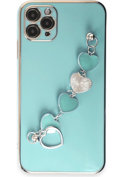 Newface - 114 - İphone 11 Pro Max Kılıf Esila Silikon - - Kmrsfres - Su Yeşili