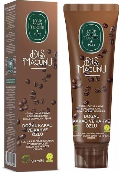 Eyüp Sabri Tuncer Doğal Kakao ve Kahve Özlü Diş Macunu 90 ML
