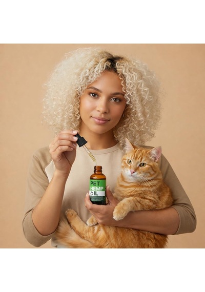 Kenevir Yağ Kedi Köpek Sakinleştirici - Gerginlik, Hiperaktivite, Artrit, Nöbet, İştah,uyku Takviyesi