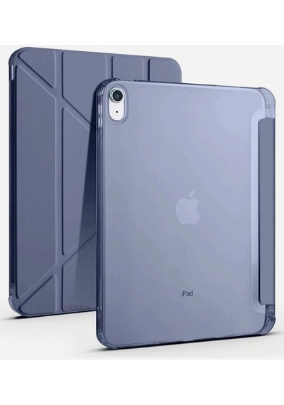 Apple Uyumlu iPad 2022 10.9 10.nesil Kılıf Kalemlikli Mars Tablet Kılıfı - Lavender