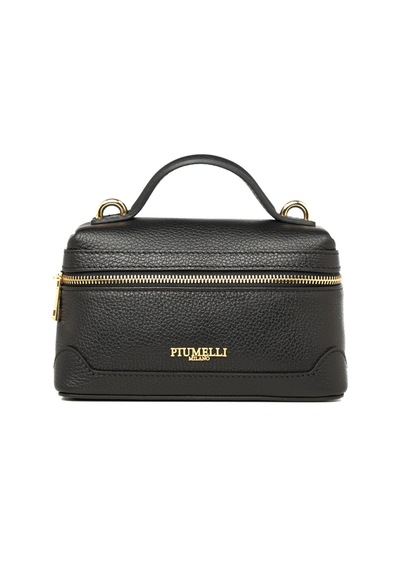 D28 Black Portföy Çantası Kadın Ivette S Piumelli Milano Bag D28 Black