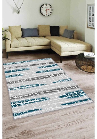 Zümrüt Spor Kaymaz Tabanlı Makinede Yıkanabilir Halı Fl09n11