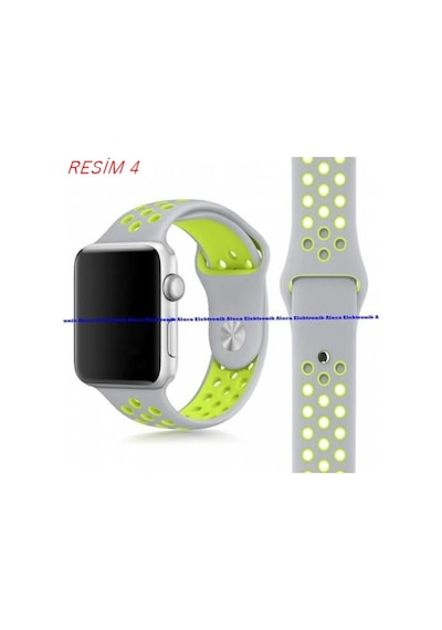 Apple Uyumlu Watch 2 42 MM Silikon Sport Kordon Kayıs