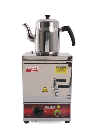 Mizan 15 Model Tek Demlikli Çay Kazanı 10 Lt.+Demlik Mizan 15 Model Tek Demlikli Çay Kazanı 10 Lt.+Demlik