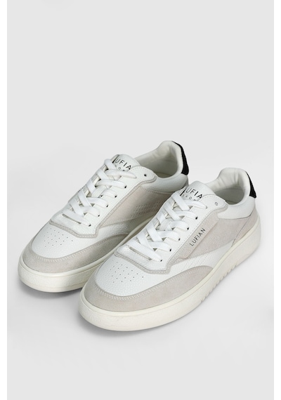 Lufian 112230252 Isaac Sneaker Erkek Deri Ayakkabı Beyaz