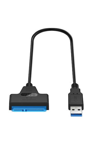 Usb 3.0 Yüksek Hızlı 2.5 Inç Sata Ssd Ve Hdd Harddisk Kablosu 0.25m