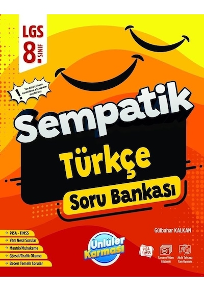 Ünlüler Karması 8.sınıf Lgs Sempatik Türkçe Soru Bankası