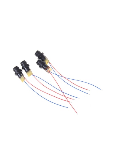 Kablolu Nokta Lazer Modül Plastik Kafa 3V 5V 650Nm Kırmızı