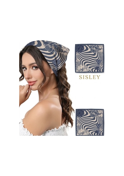 Sisley Flora Bandana/fular -2016-47 47 İndigo