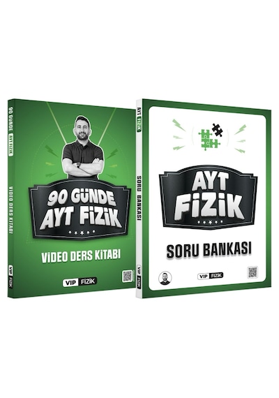 Vip Fizik 90 Günde AYT Kampı Video Ders Kitabı ve AYT Fizik Soru Bankası Seti